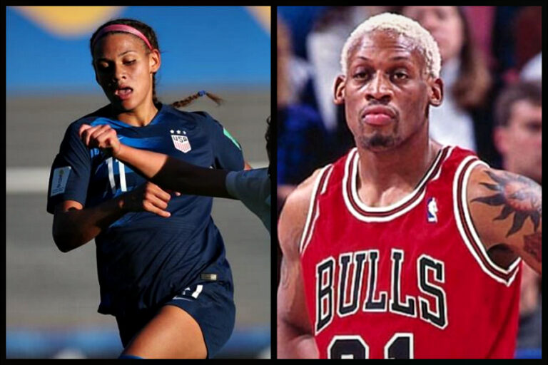 Trinity, la hija de Dennis Rodman, jugará al fútbol tras ser elegida segunda en el draft