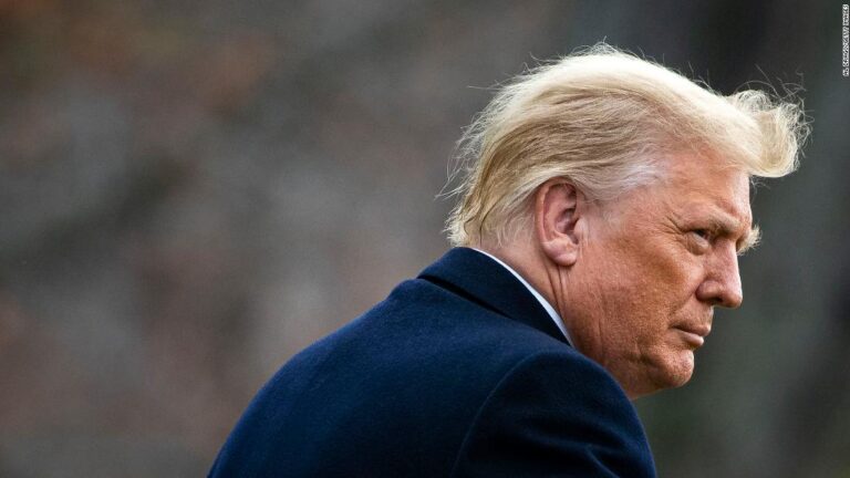 Habló Trump: Promete una transferencia de poder 