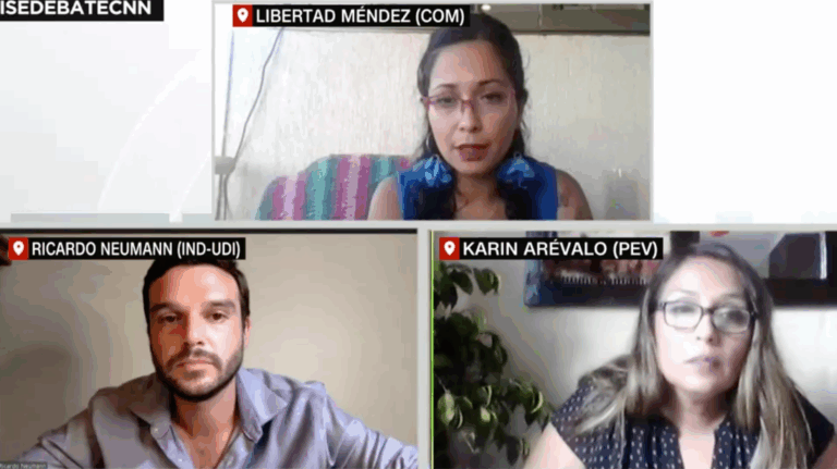 Méndez, Neumann y Arévalo debaten sobre la migración en la nueva Constitución: 