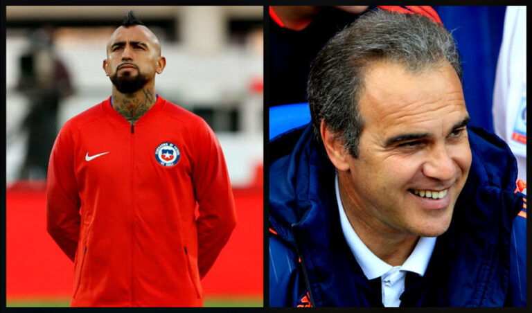 Vidal le dio la bienvenida a Lasarte: 