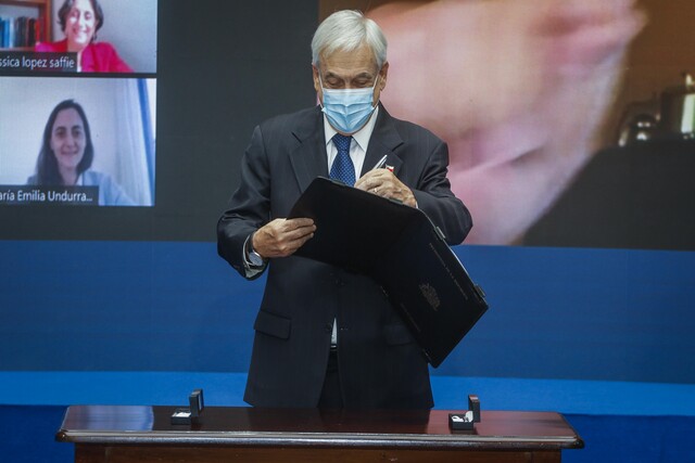 Piñera anuncia creación del Ministerio de Obras Públicas y Recursos Hídricos