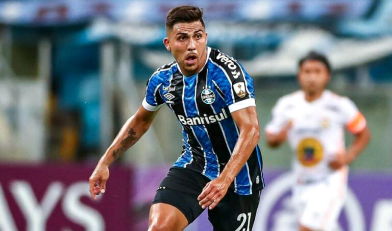 César Pinares brilló con dos asistencias en goleada de Gremio en la Libertadores