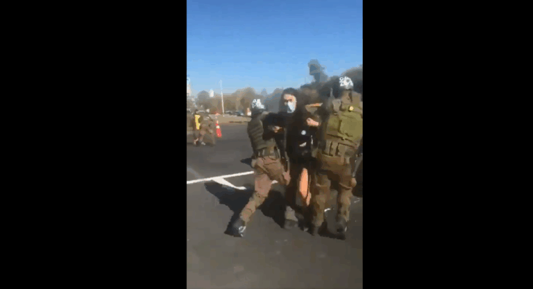 8M: Emilia Schneider fue detenida en las inmediaciones de Plaza Italia