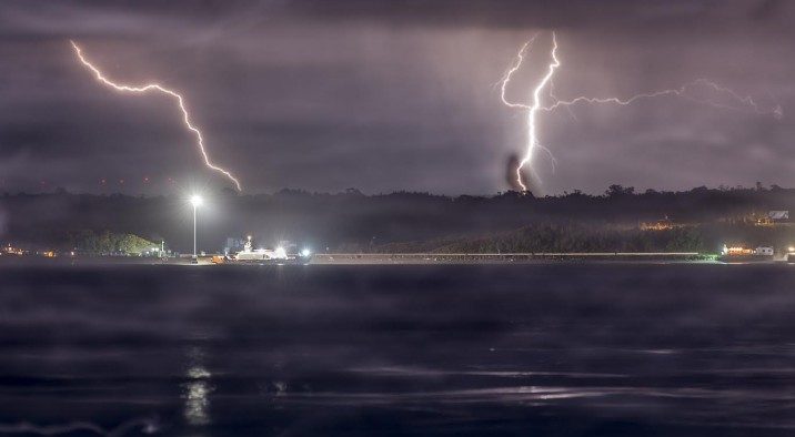 Declaran alerta temprana preventiva para 9 comunas de La Araucanía por tormentas eléctricas