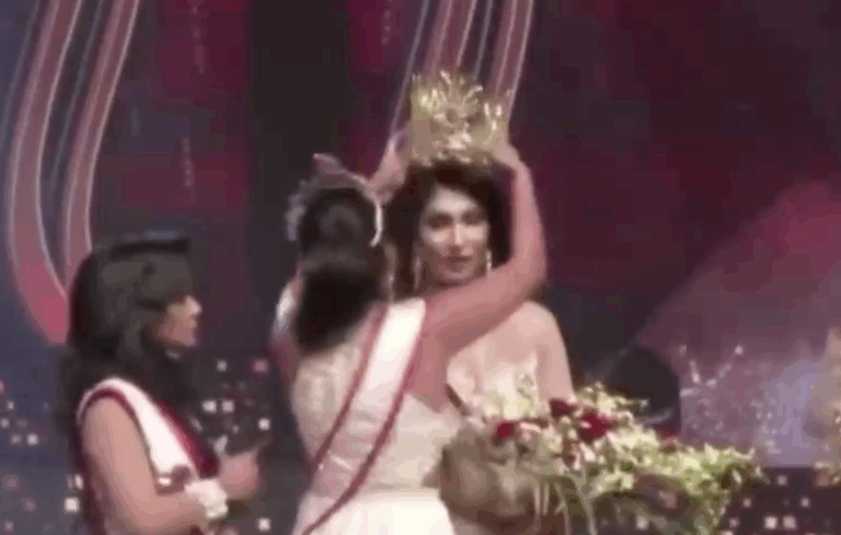 Por rumor de divorcio: Le arrebataron la corona a ganadora de concurso de belleza en Sri Lanka