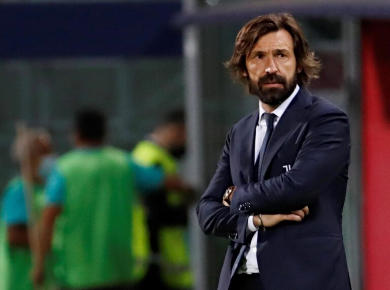 Juventus rinde homenaje a Pirlo tras informar su destitución de la banca