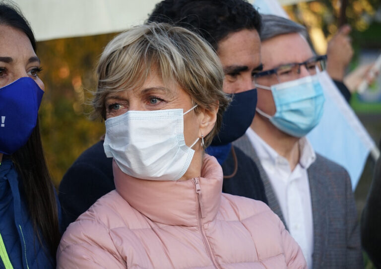 Volvió a Providencia: Matthei asegura que apoyará a todos los candidatos de Chile Vamos