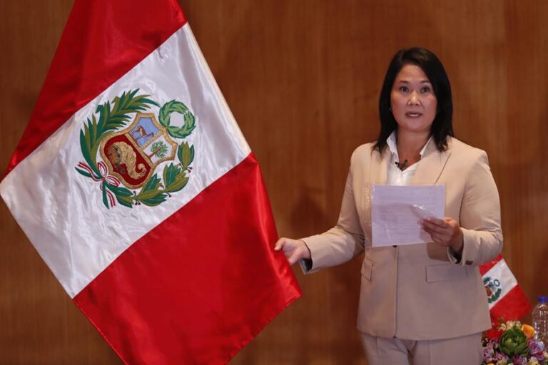 Fiscal anticorrupción de Perú pide prisión preventiva contra Keiko Fujimori