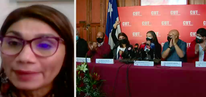 Silvia Silva contó los desafíos al mando de la CUT y pide que el costo de la crisis 