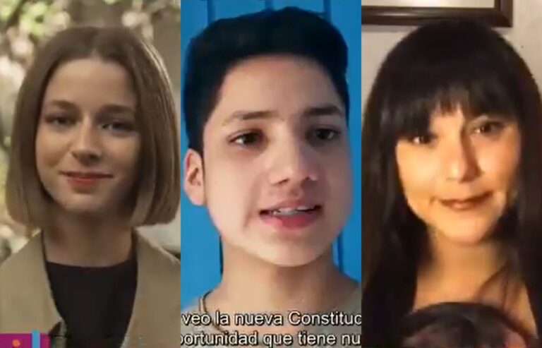 La campaña con Mariana di Girolamo e Izkia Siches para pedir inclusión de la infancia en la Constitución