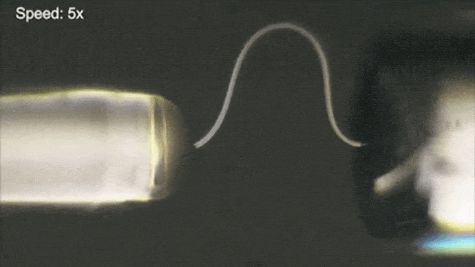 “Puede guiar luz de un lado a otro”: Científicos crean hielo flexible que se dobla como un alambre y no puede romperse