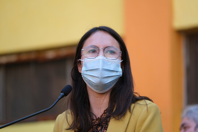 Irací Hassler y locatarios de Lastarria: 