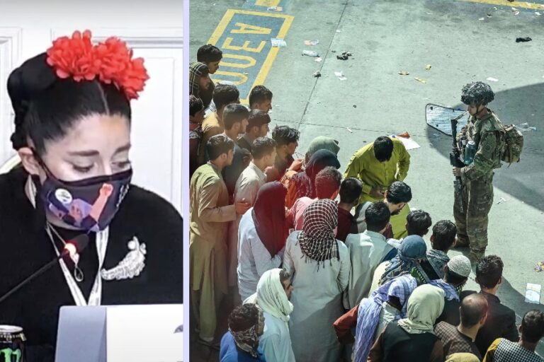 Bessy Gallardo se emocionó al hablar de Afganistán y pidió enviar una carta a Michelle Bachelet