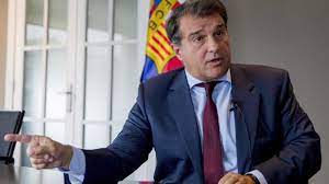 Joan Laporta, presidente del Barcelona: 