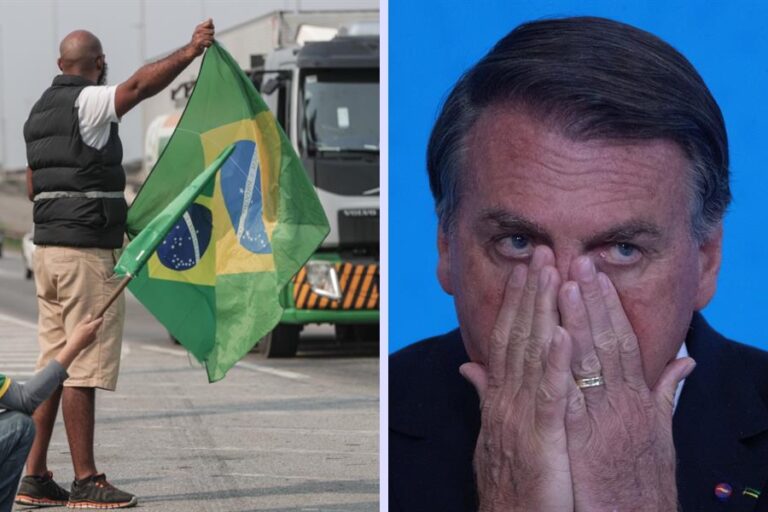 Camioneros pro Bolsonaro bloquearon rutas en Brasil: Mandatario pidió liberarlas para no perjudicar la economía