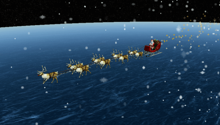 Con Rodolfo a la cabeza: Mira por dónde va el Viejito Pascuero en tiempo real