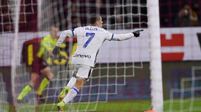 Alexis Sánchez anotó en el triunfo del Inter de Milán ante el Salernitana