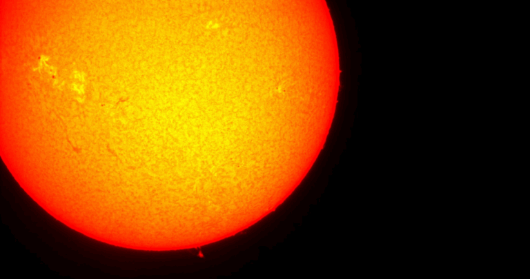 Chileno capturó unas inéditas fotos al Sol, con increíbles detalles de sus manchas y erupciones