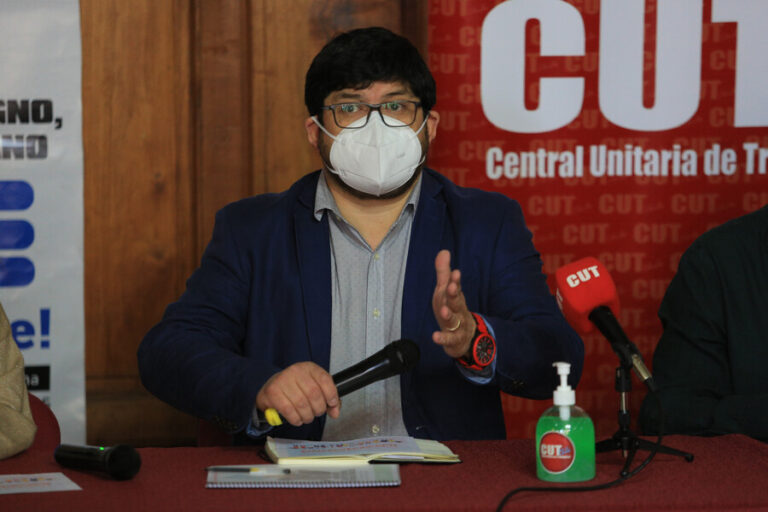 Presidente de la CUT y proyecto de 40 Horas: 