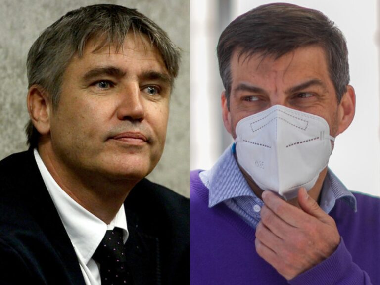 El cruce entre Stingo y Fulvio Rossi sobre Amarillos por Chile: 