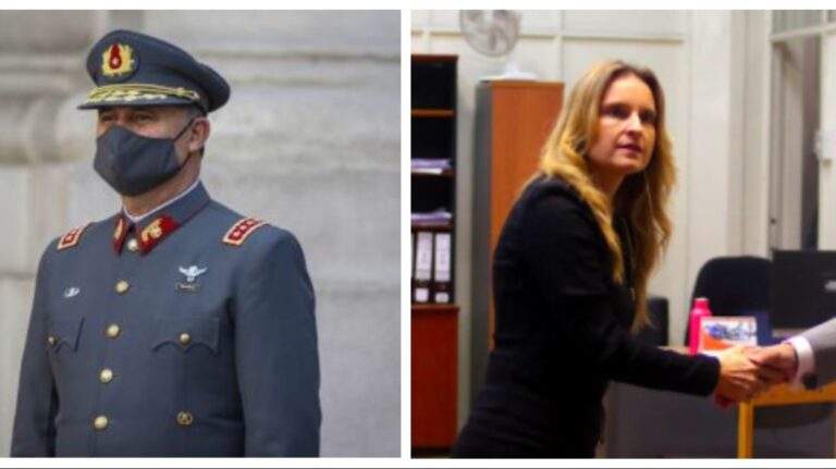 Ministra Rutherford rechaza solicitudes de general Martínez para declarar en casa y con presencia de su abogado