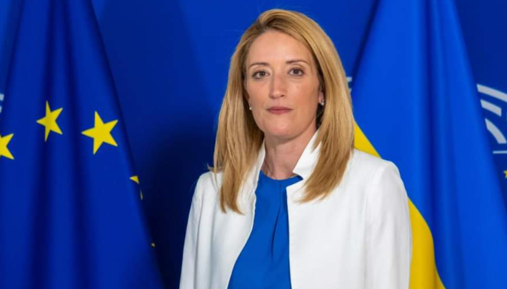 Presidenta del Parlamento Europeo apoya la solicitud de Ucrania para incorporarse a la UE
