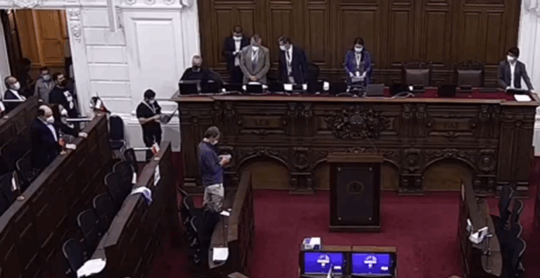 Realizan minuto de silencio en la CC por aniversario del asesinato de Jaime Guzmán