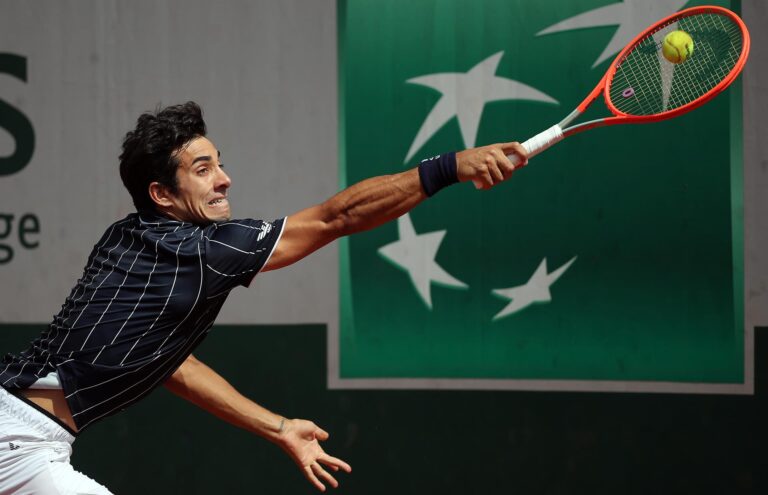 Pese a su buen juego: Cristian Garin le dice adiós a Roland Garros tras perder ante Rublev