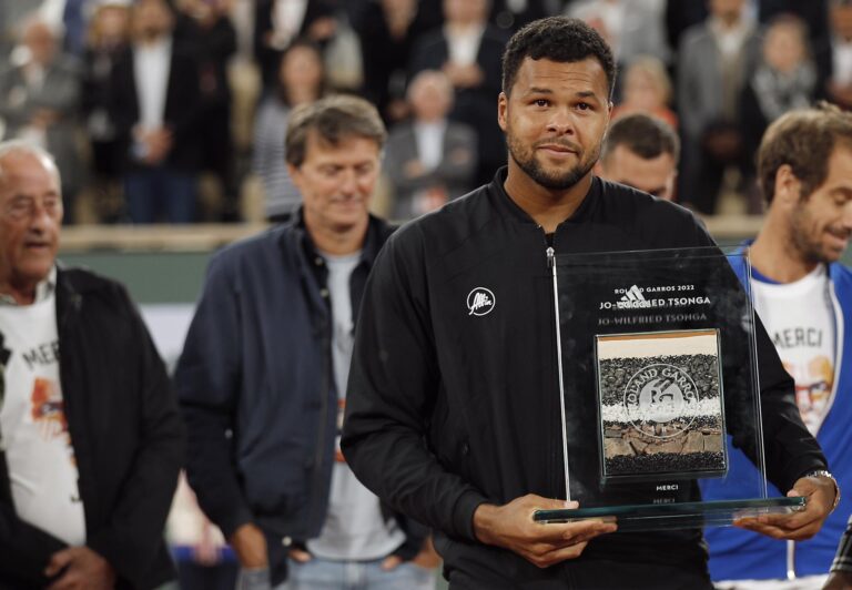 La despedida de Tsonga: El francés se retiró del tenis profesional en Roland Garros