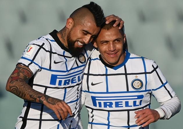 Con Vidal y Alexis: Inter de Milan se coronó campeón de la Copa Italia tras vencer a la Juventus