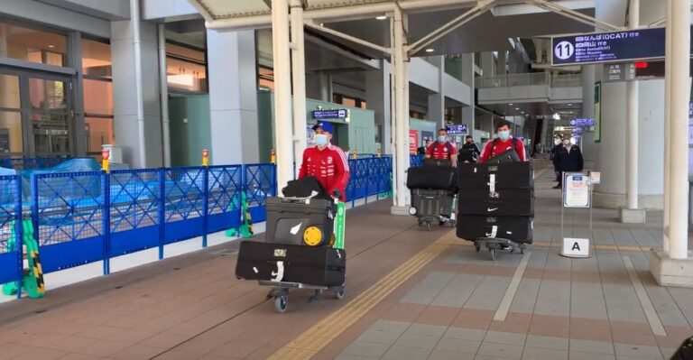 Selección chilena arribó a Japón y ya se prepara para la Copa Kirin