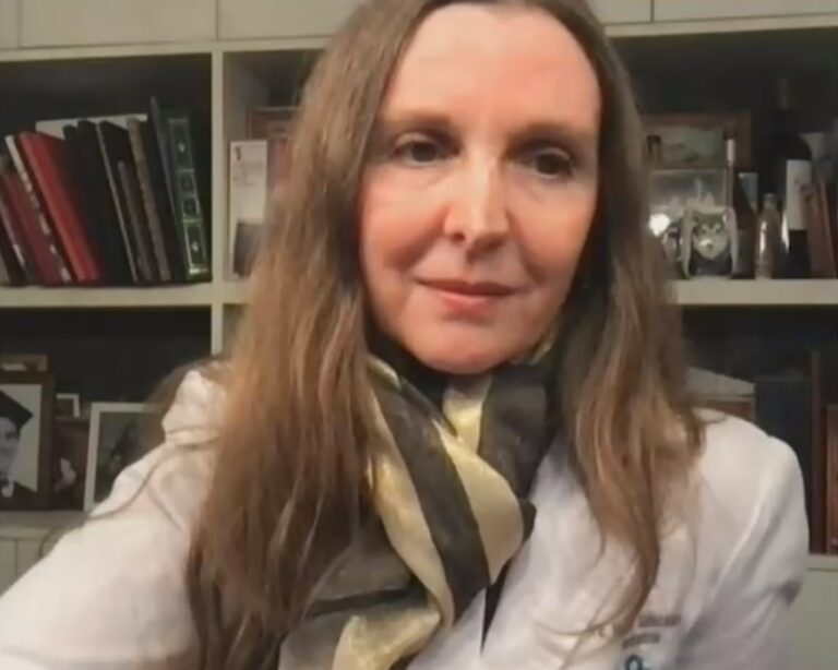 Jefa de la UCI Pediátrica Clínica Alemana y el aumento de ocupación de esta unidad: 