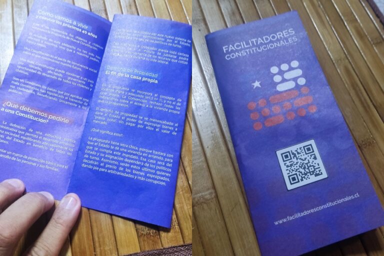 Denuncian entrega de información falsa con logo oficial de la propuesta constitucional