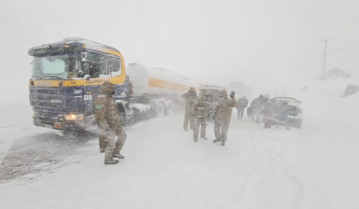 Ministra Vallejo y situación del paso Los Libertadores: 