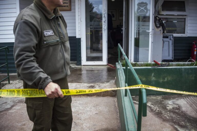 Denuncian ataque contra la Tenencia Capitán Pastene de Carabineros en Lumaco