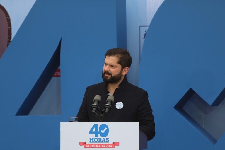 La reflexión de Boric por las 40 horas: 