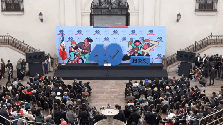 Gobierno pone suma urgencia al proyecto de 40 horas y propone gradualidad de 5 años