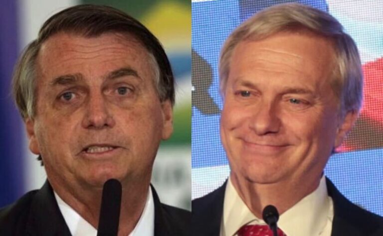 Bolsonaro y saludo de Kast: 