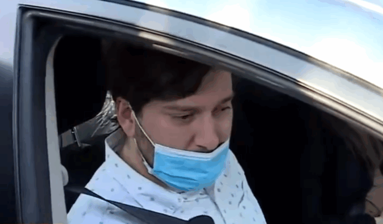 Simón Boric fue dado de alta: 