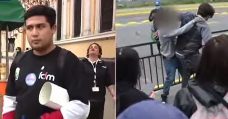 Agreden a testigo del ataque contra Simón Boric durante un despacho en vivo