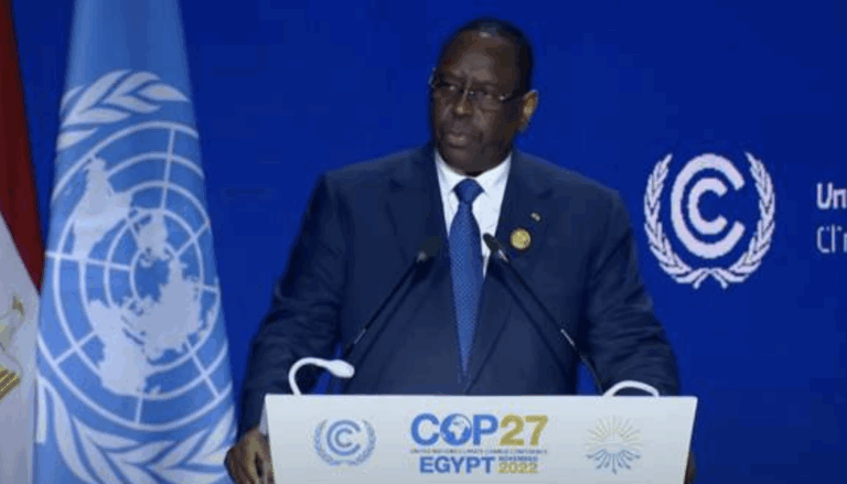 Presidente de Senegal y la Unión Africana dice en la COP27 que “los que más contaminan deberían pagar más”