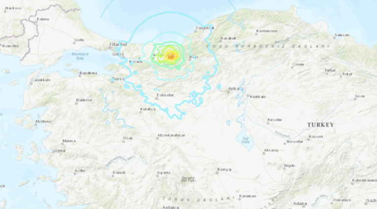 Sismo de magnitud 6,1 sacude el noroeste de Turquía, reporta USGS