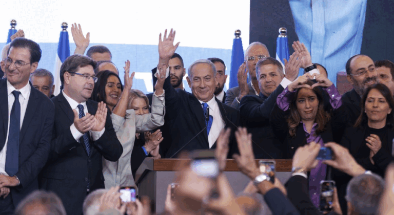 El primer ministro de Israel felicita a Benjamín Netanyahu por la victoria electoral