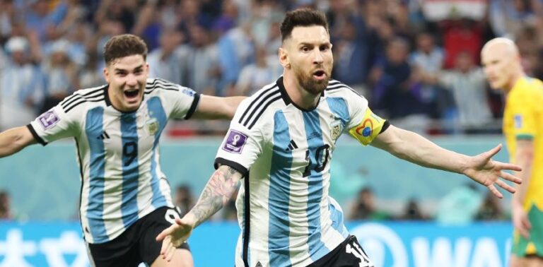 Argentina respondió al favoritismo y se metió en cuartos de final tras eliminar a Australia