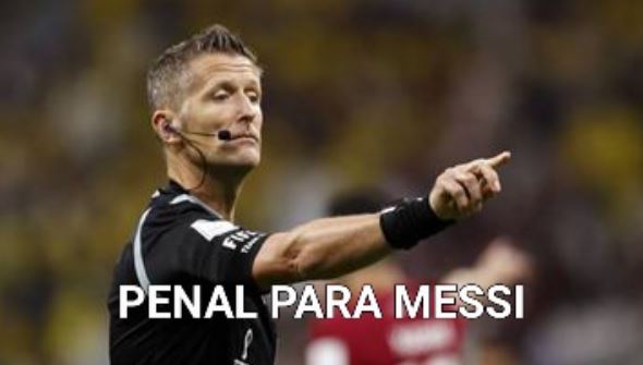 ¿Fue penal? Los memes que dejó el cuestionado cobro a favor de la albiceleste en la final del Mundial