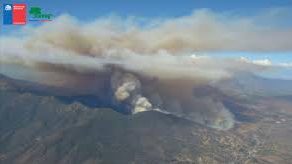 Declaran Alerta Roja en la comuna de Curacaví tras incendio forestal