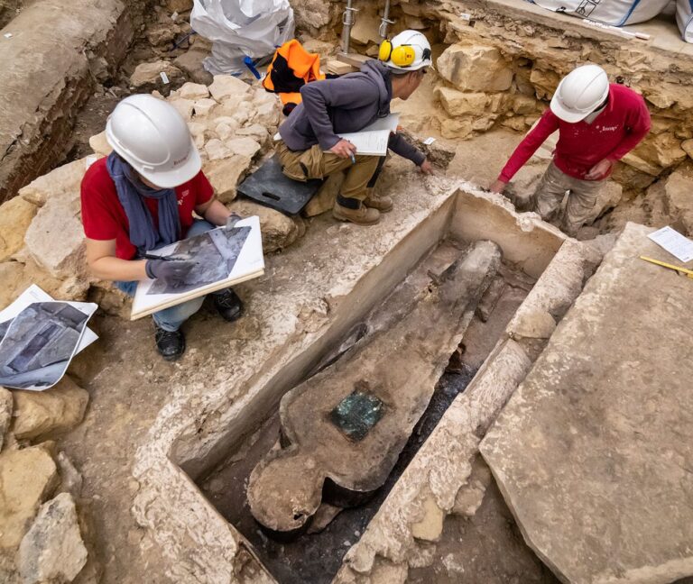 Sarcófagos encontrados durante el incendio en Notre Dame contienen los restos de personas aristócratas