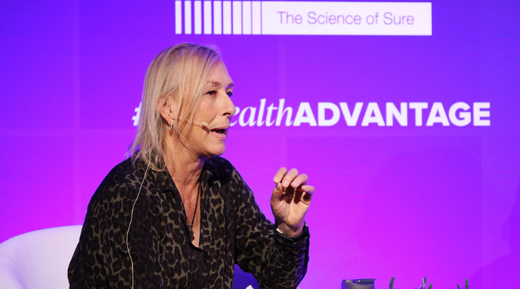 La ex tenista Martina Navratilova fue diagnosticada con cáncer de garganta y mama
