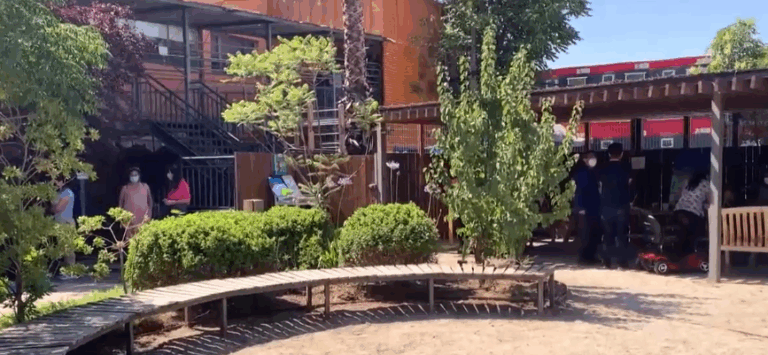 Jardines Sanadores, un nuevo espacio de terapia para pacientes del Hospital San Borja