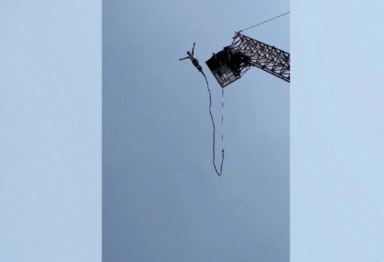 Turista sobrevive a salto en bungee tras romperse la cuerda en Tailandia
